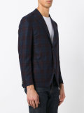 checked blazer