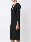 deep v dress