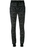 embroidered sweatpants