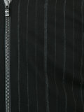 zip up striped jacket 