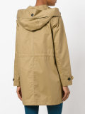 hooded trench coat