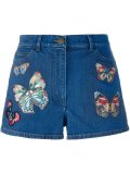 'Jamaica Butterflies'牛仔短裤