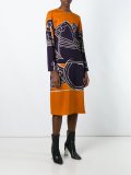 'horses' print longsleeved dress