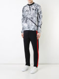 printed crew neck top