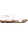 sling-back flat sandals