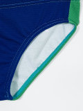 colour block swim trunks 