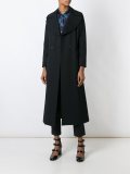 double breasted fitted coat
