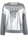 logo panel sweatshirt