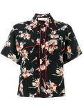 floral print shirt