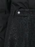 textured wide-leg trousers