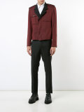 colour block blazer 