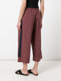 flared cropped trousers