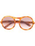 top brim round sunglasses