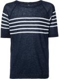 striped trim sweatshirt 