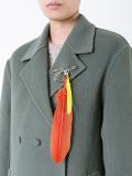 feather brooch