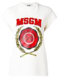 short-sleeve logo sweatshirt 