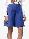 flared bermuda shorts