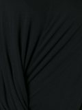 draped long dress