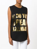 #DoYouSpeakBalmain tank top