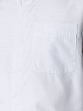 band collar shirt