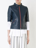 half sleeve zipped jacket