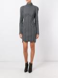 panelled fitted dress