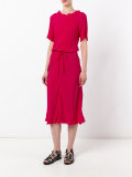 drawstring waist dress