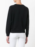 'Parisienne' print sweatshirt