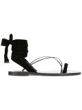 ankle-tie sandals