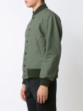 buttoned bomber jacket 