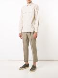front pockets plain shirt