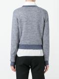 bisous applique sweatshirt