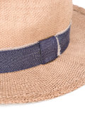 bowler hat with decorative trim