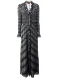 front opening long dress