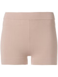 slim-fit mini shorts