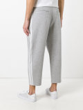 cropped track trousers
