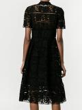 'Gossamer' lace shirt dress 