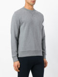contrast stripe sweatshirt