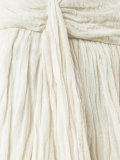 crinkle-effect maxi skirt