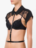 lace-detail harness