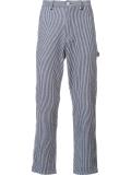 cropped striped trousers