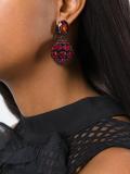 strass clip on earrings