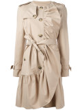drawstring trench coat 