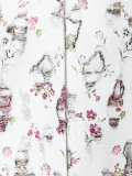 printed cocoon coat