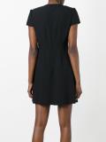 frill bib dress