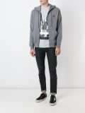 'Swallow' zipped hoodie