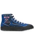trompe-l'oeil hi-top sneakers