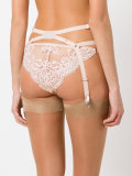 suspender cropped corset 