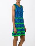 zig zag pattern dress