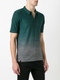 gradient effect polo shirt